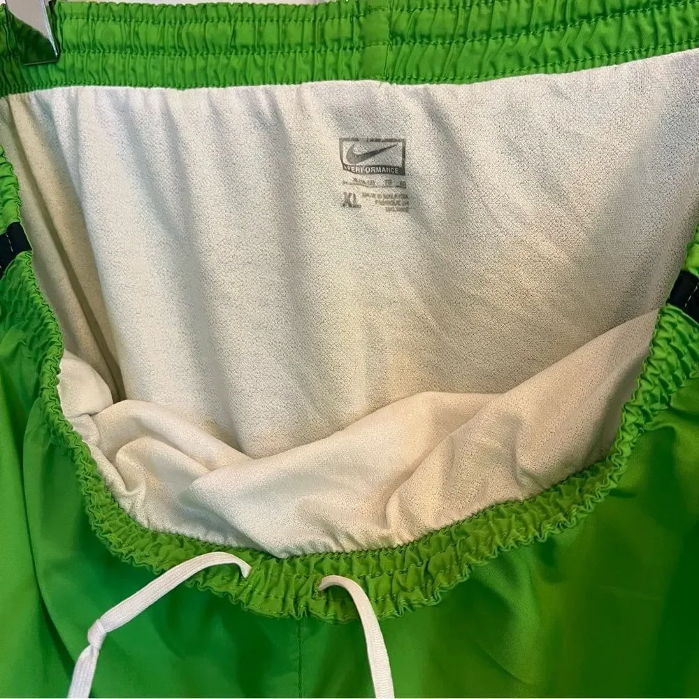 Nike Green and White Women's Shorts